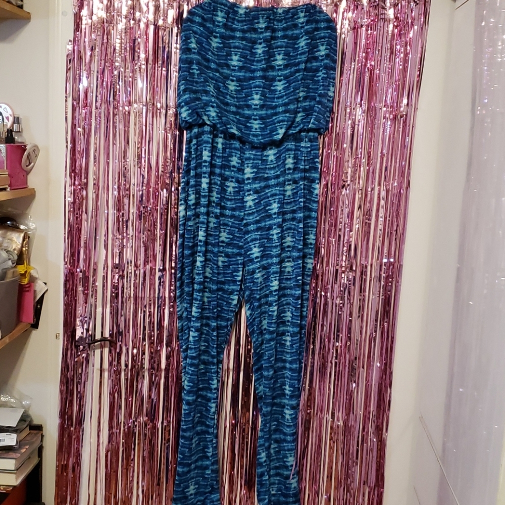 Strapless jumpsuit
